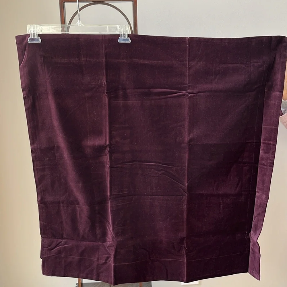 Williams Sonoma Velvet Pillow‎ Shams King & Euro Home Classic Cotton Linen
